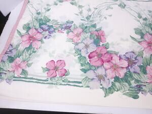 Vintage Sanderson Percale Standard Floral Ivy Pillowcase Set Of 2